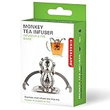 Kikkerland Teefilter aus Edelstahl Monkey mit...