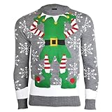 NOROZE Herren Damen Unisex Neuheit Weihnachten Pullover...