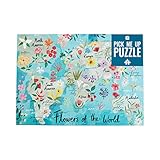 500-teiliges Blumen der Welt Puzzle & Poster |...