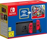 Nintendo Switch-Konsole (rot) + Spiel Super Mario...