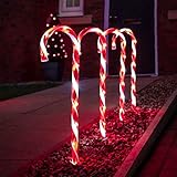 Festive Lights - 4er Set – beleuchtete Zuckerstangen...