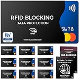 TÜV geprüfte RFID Blocker NFC Schutzhüllen (12...