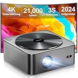 ULTIMEA Beamer 4K Heimkino Unterstützt, 700 ANSI-Lumen...