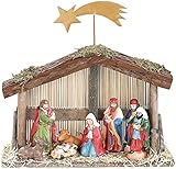 PEARL Weihnachtskrippe: Weihnachts-Krippe (10-teilig)...