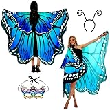 Schmetterling Kostüm Damen Flügel...