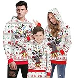 Weihnachtspullover Familie Xmas Pullover Weihnachten 3D...