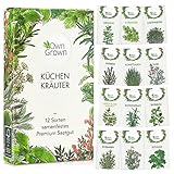 OwnGrown Kräuter Samen Set 12 Sorten Garten und...