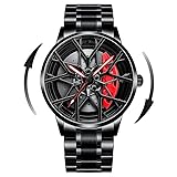 Mihawk Felgenuhr Herren - Motorsport Armbanduhr im 3D...