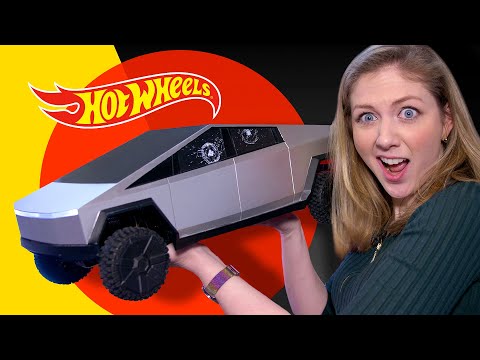 Cybertruck Tesla Carro De Controle Remoto Hot Wheels Mattel