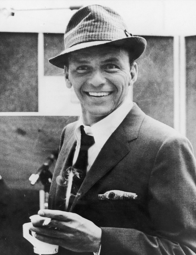 Frank Sinatra nahm eine Flasche Jack Daniels mit.