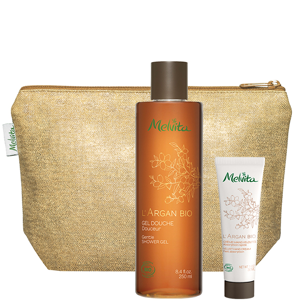 Conjunto ''O cuidado com Argan excede tudo'', Melvita