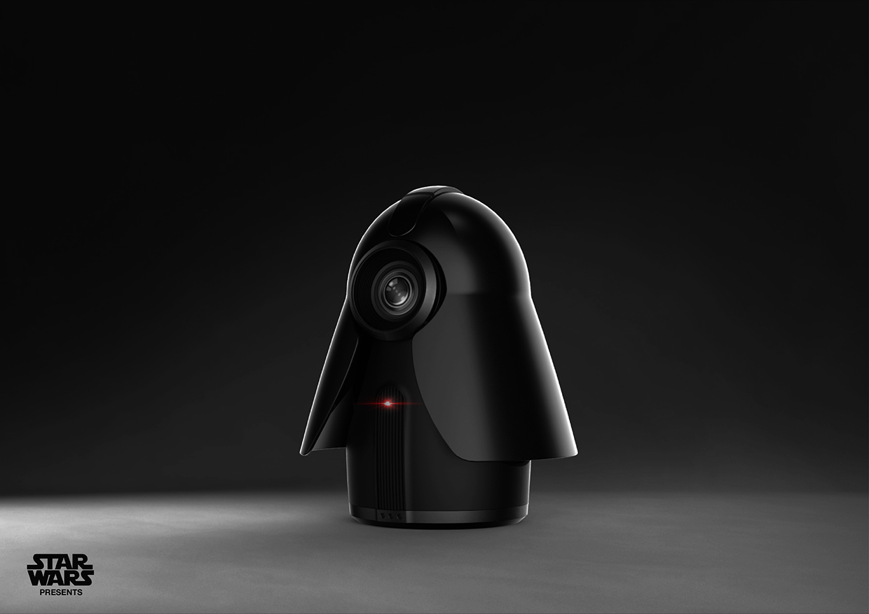 Nadzorna kamera zamaskirana v Darth Vaderja