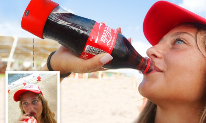 Selfi plastenka Coca-Cola