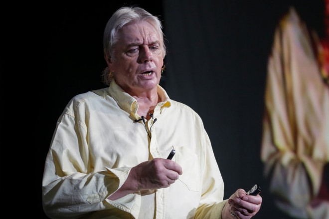 David Icke prihaja na Gospodarsko razstavišče