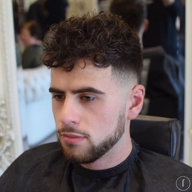 Curly Hair Mid Bald Fade Citymagazine