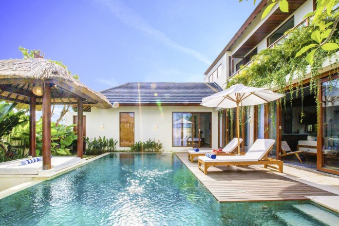 Luksuzna nastanitev na Baliju, ki jo najdete na Airbnb-ju in boste zanjo odšteli 123 evrov na noč.
