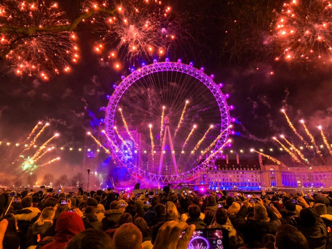 Novo leto lahko na primer pričakaš v Londonu.