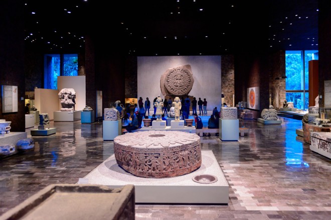 Museo Nacional de Antropología v Ciudad de Méxicu