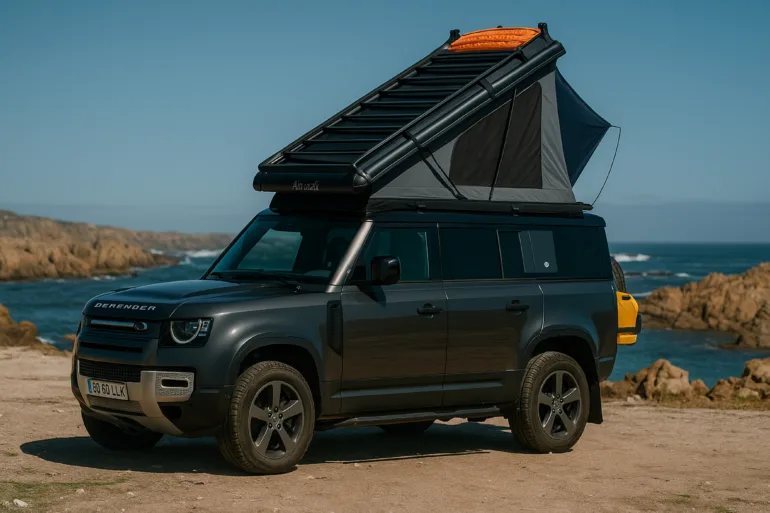 Land Rover Defender Alu-Cab PopUp integriran strešni šotor